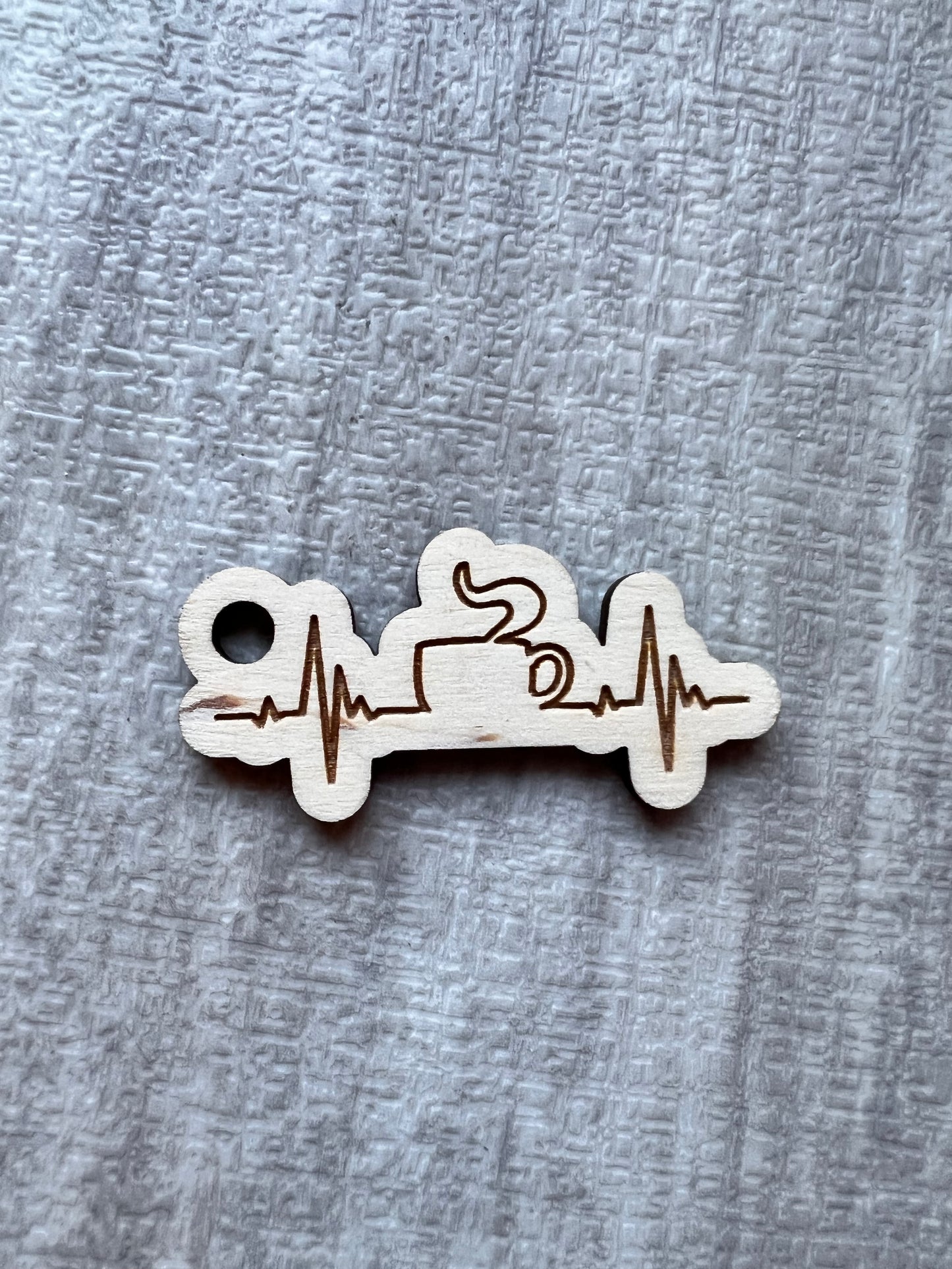 Coffee mug heartbeat keychain MUST ORDER 5