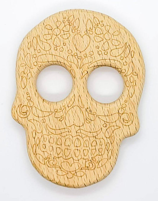 Wood Sugar Skull