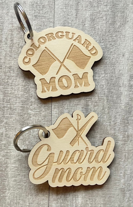 Colorguard Mom Keychains MUST ORDER 10