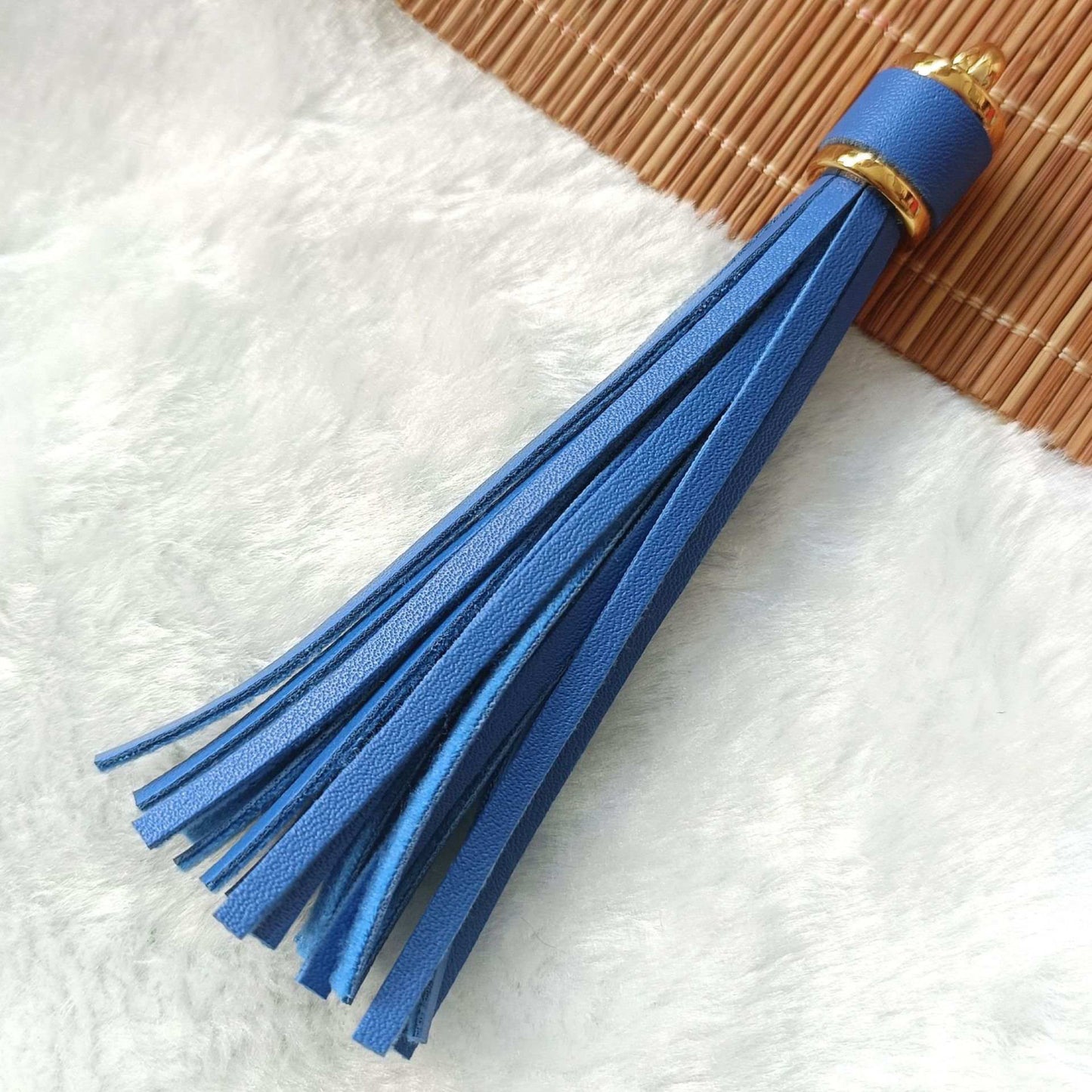 Solid Color Leather Tassels