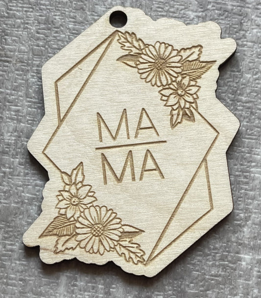 Diamond Floral Mama Keychain MUST ORDER 10