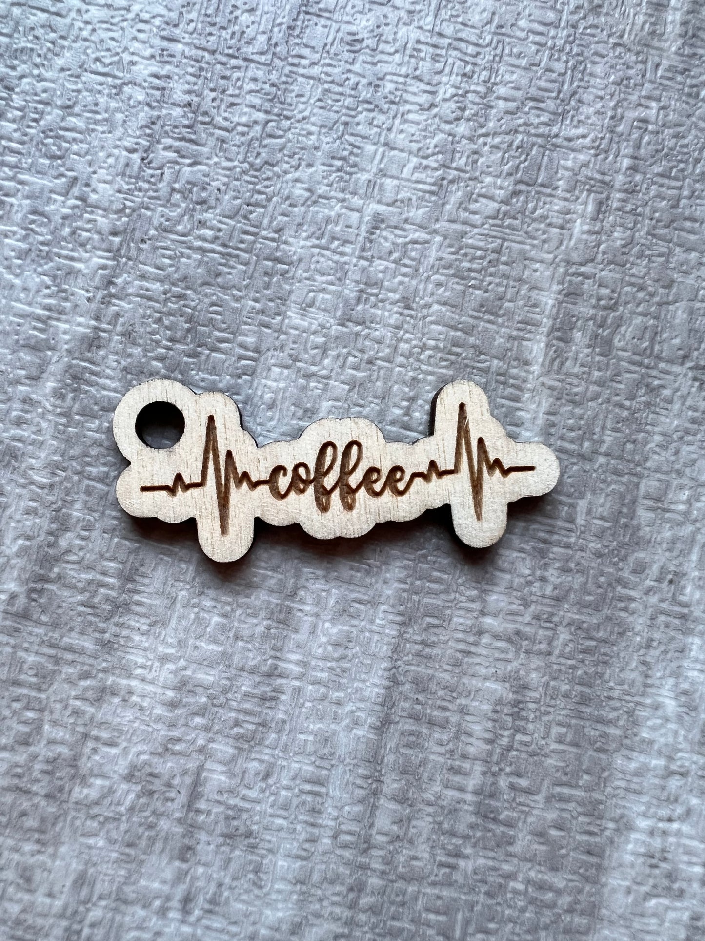 Coffee heartbeat  keychain MUST ORDER 5