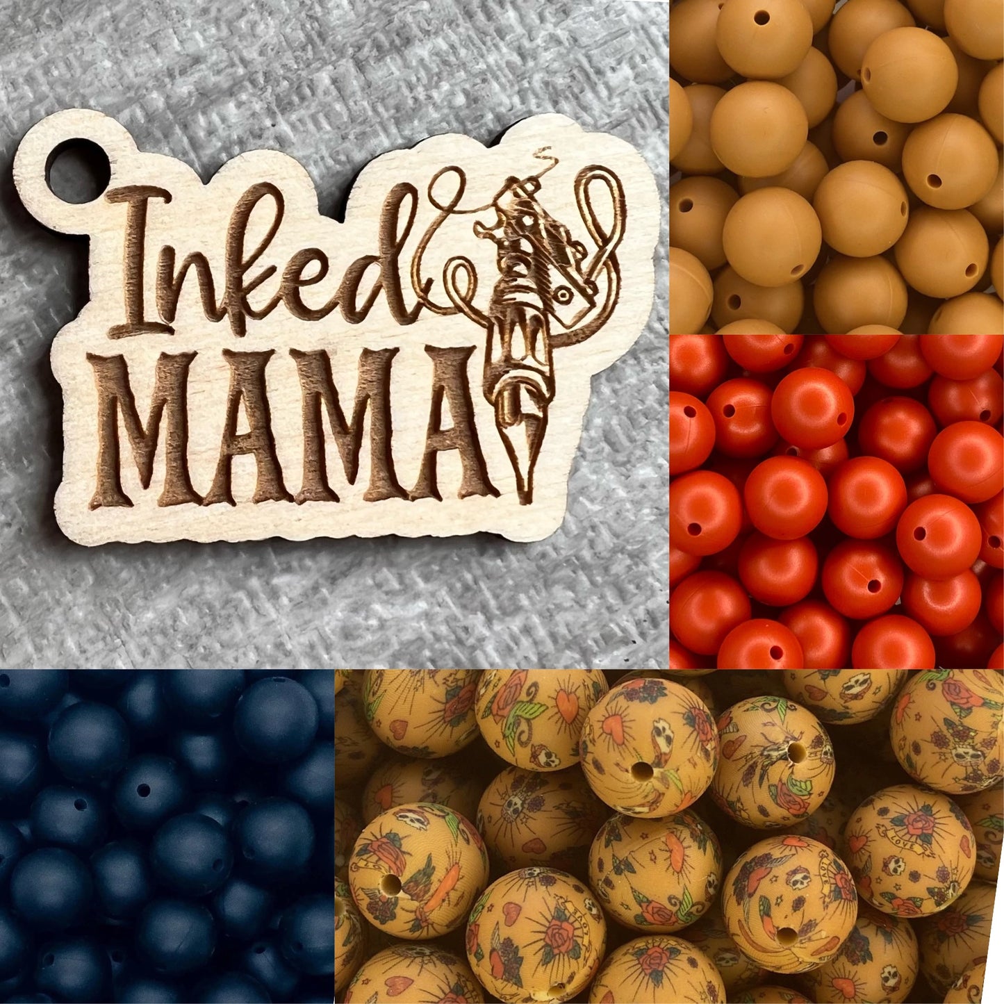 Inked mama keychain MUST ORDER 5