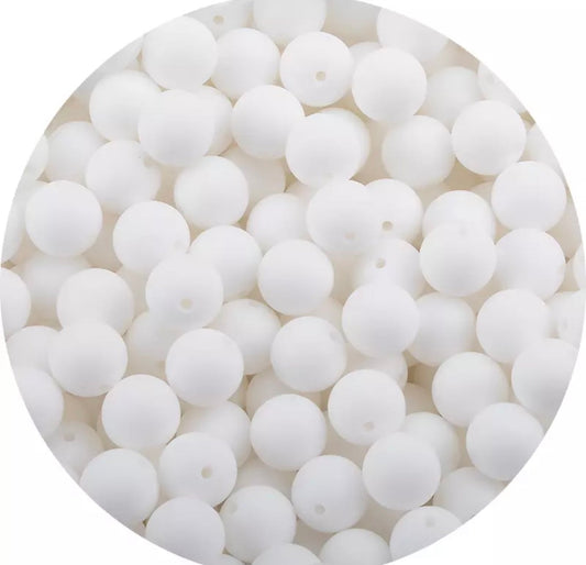 White beads