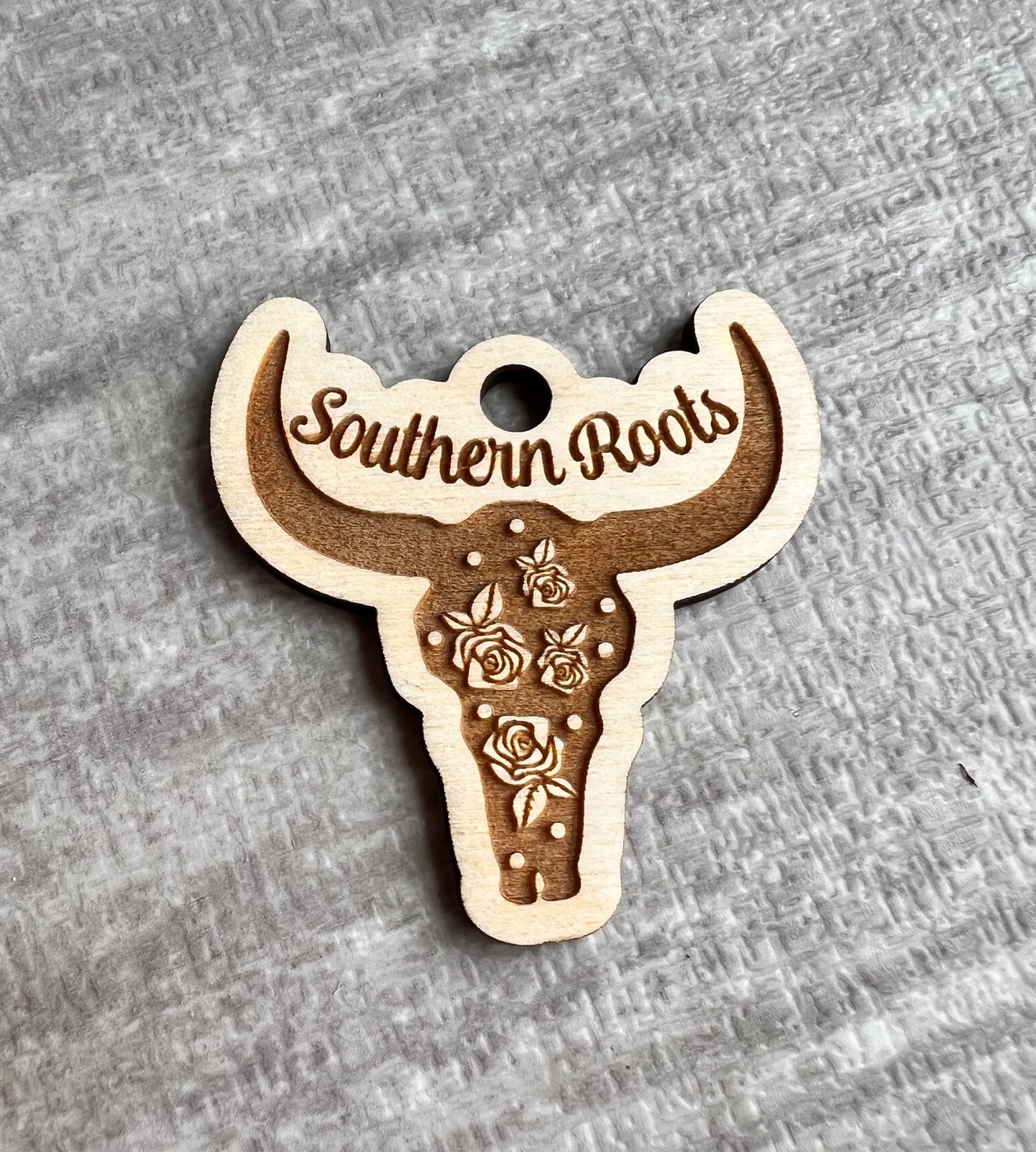 Southern Roots Bull Skull keychain MUST ORDER 5