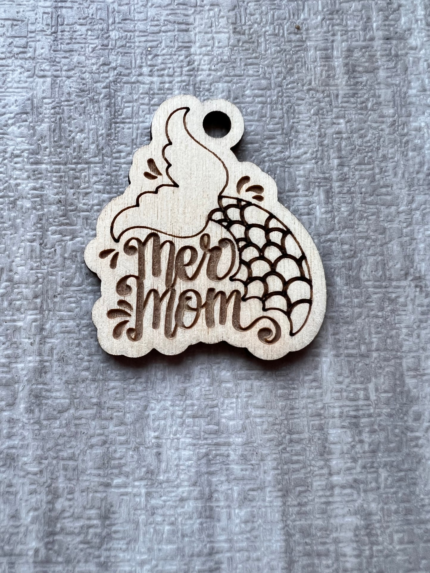 Mermom  w/ tail keychain MUST ORDER 10