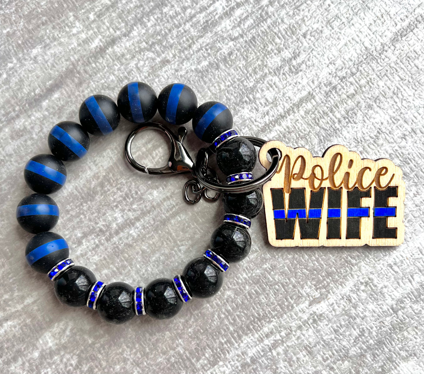 Police wife keychain MUST ORDER 5