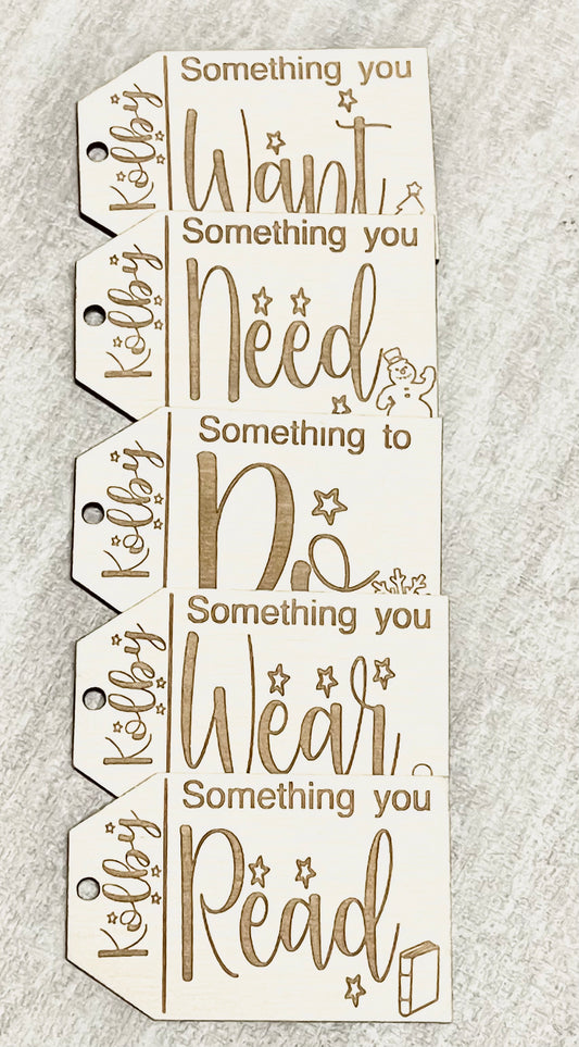 “Something You” personalized Gift tags