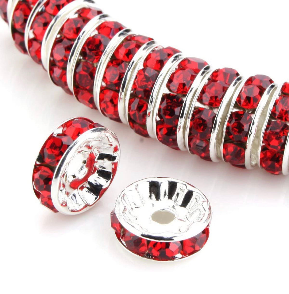 10mm Rhinestone Rondelles