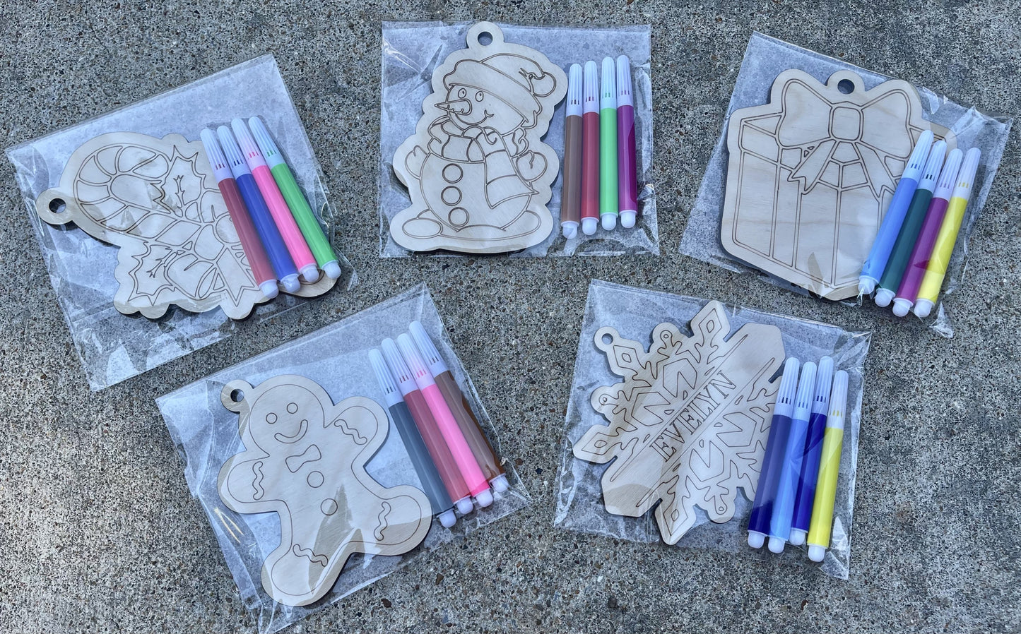 Holiday cutout packs MUST ORDER 5