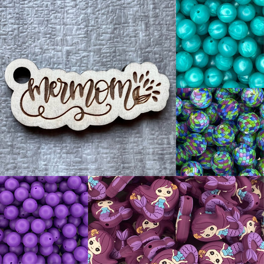 Mermom keychain MUST ORDER 10