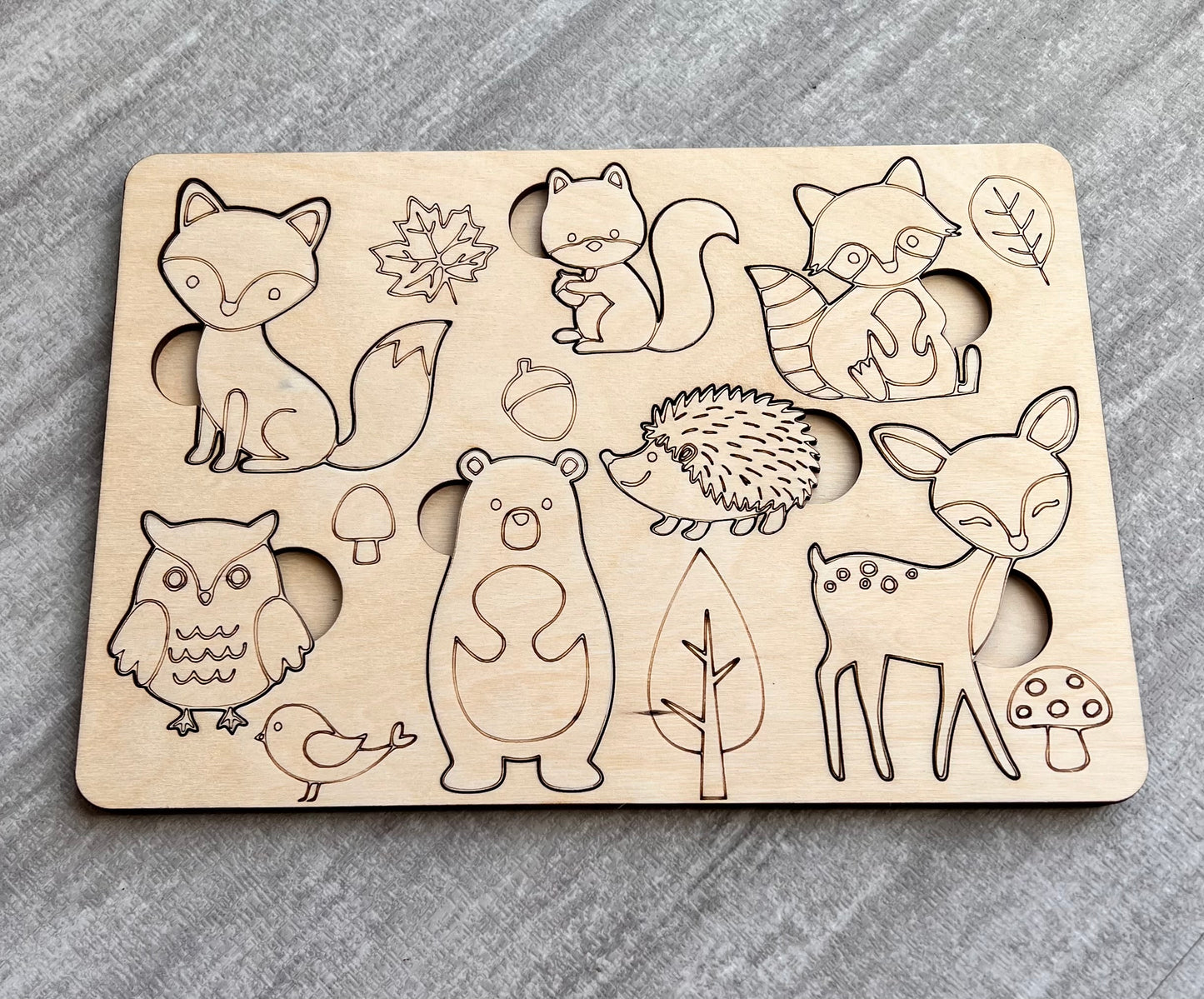 Woodland Animal Puzzle