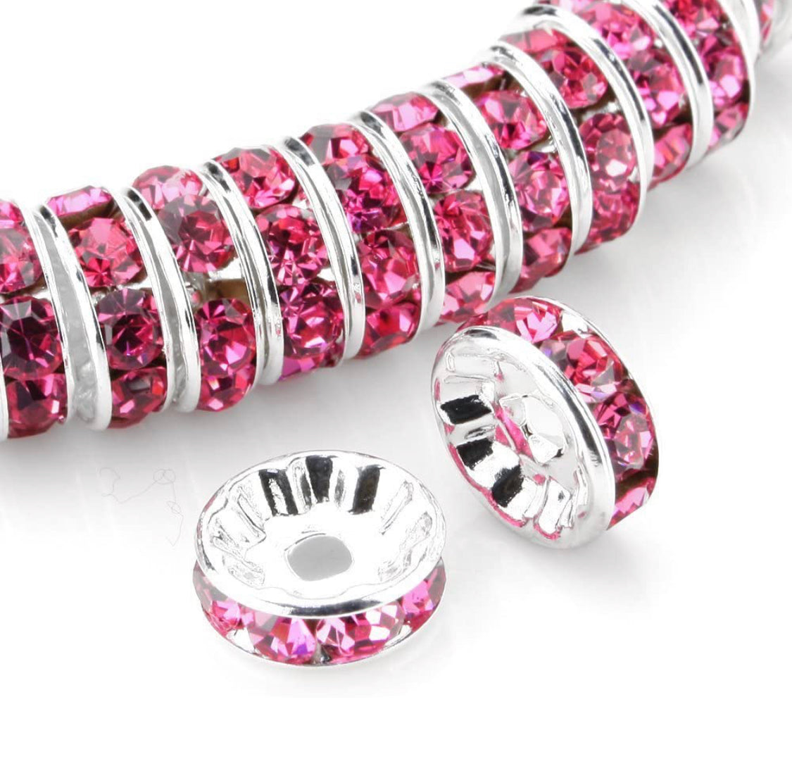 10mm Rhinestone Rondelles