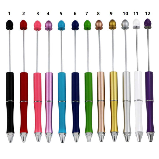 Beadable Pen 5 Pens, Different Colors 