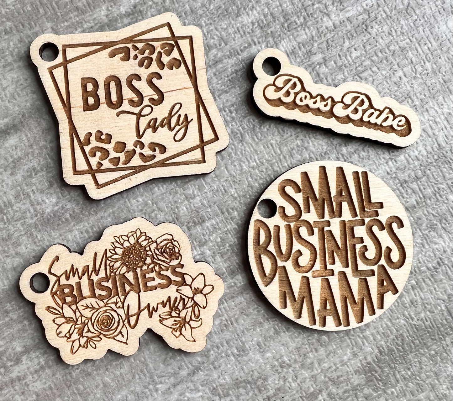 Random assortment Small business keychains