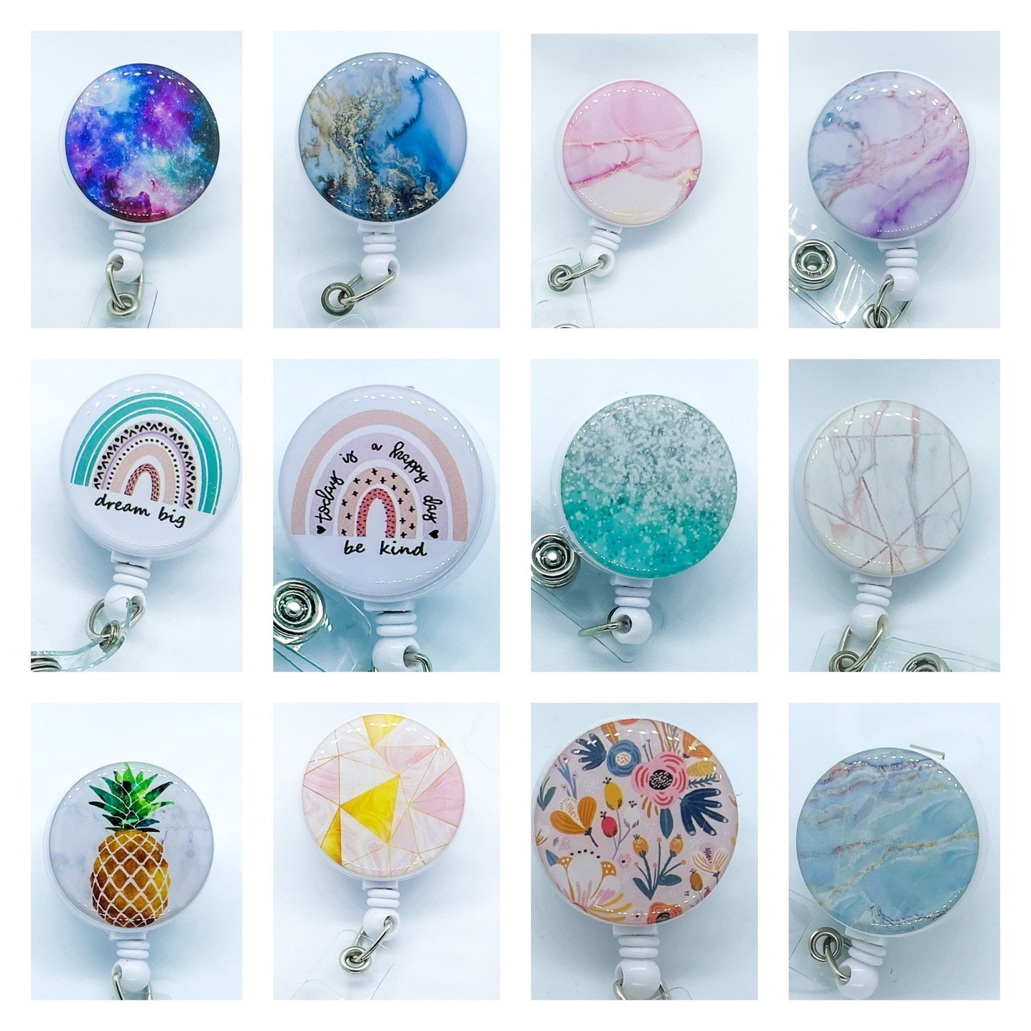 Patterned Badge reels