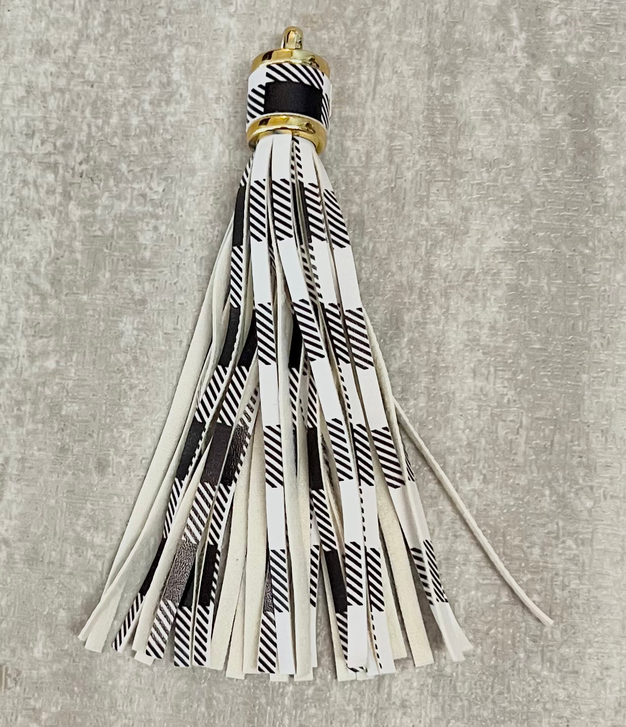 Printed Leather Tassels