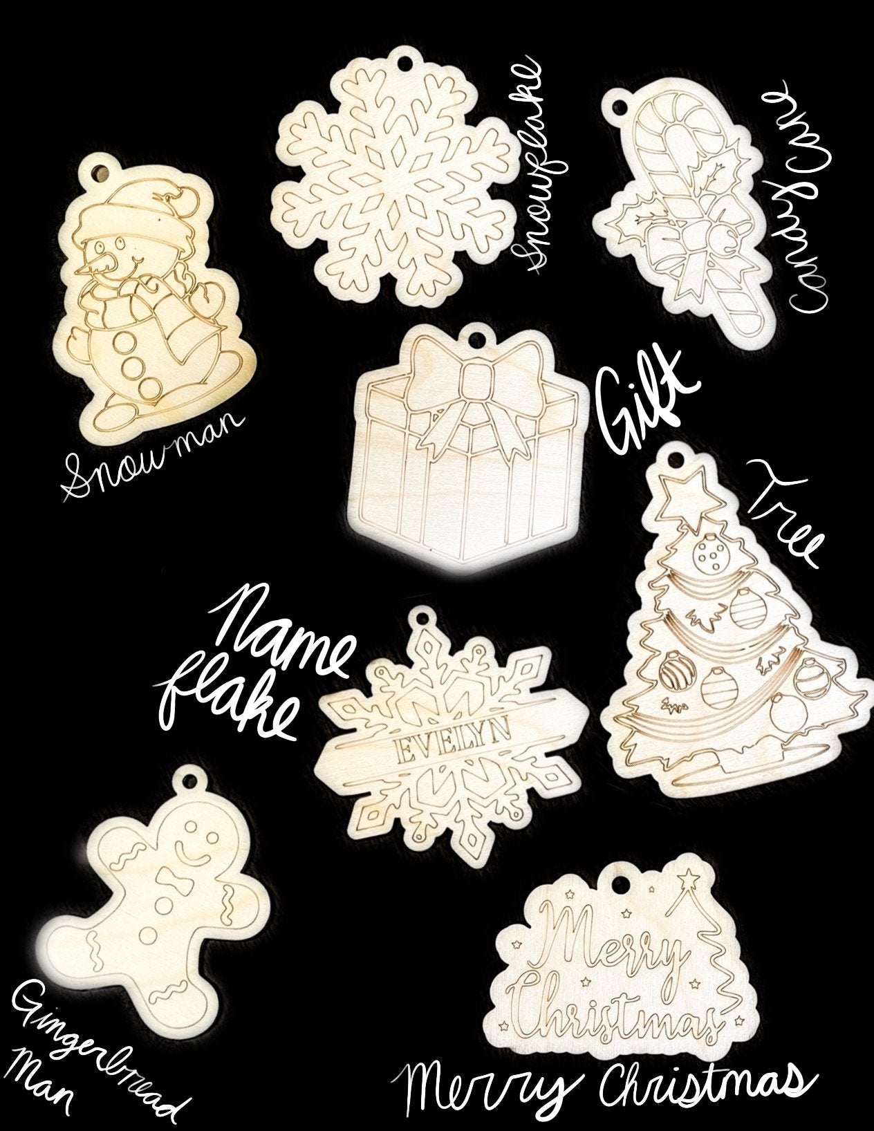 Holiday cutout packs MUST ORDER 5