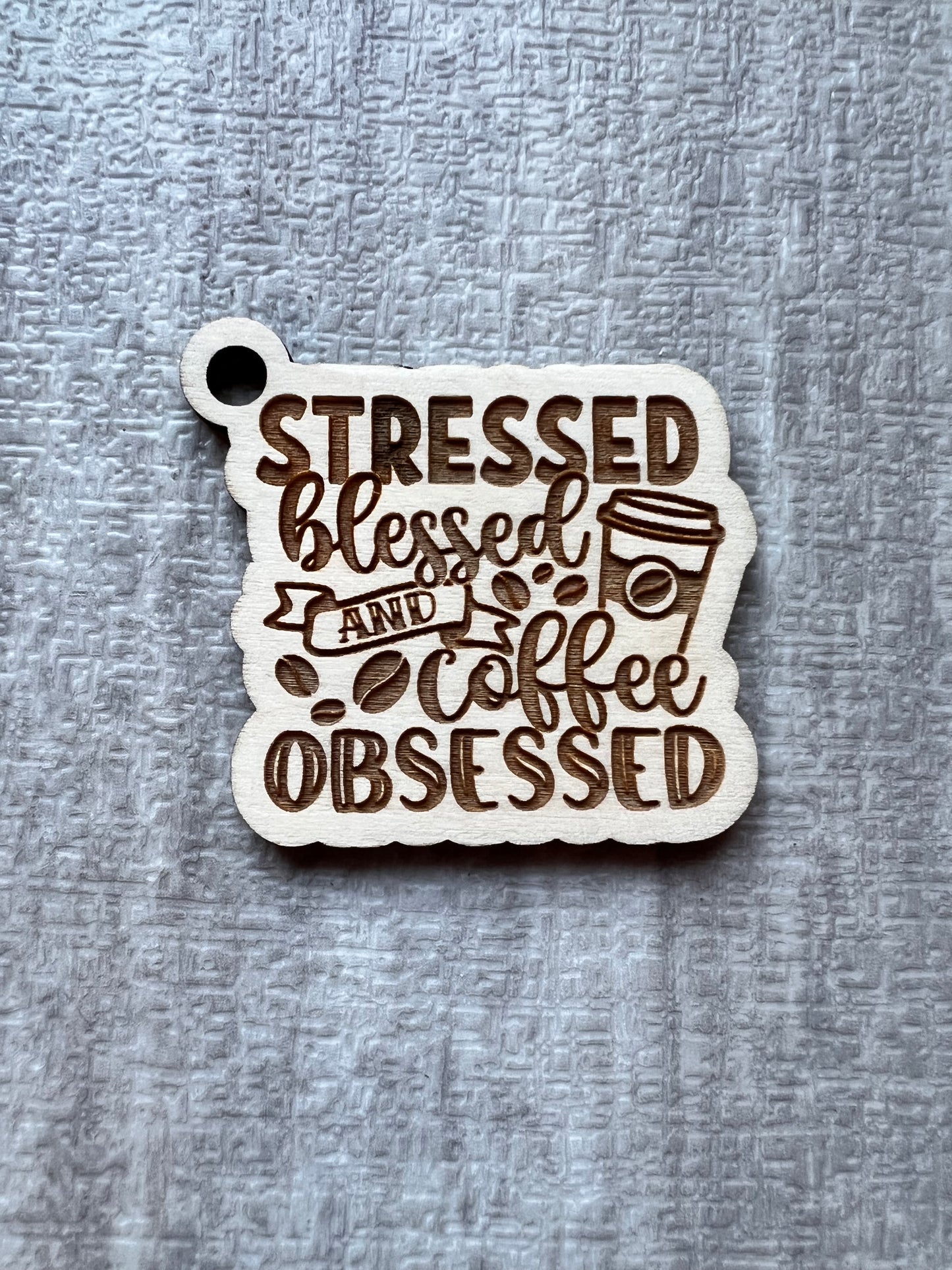 Coffee obsessed  keychain MUST ORDER 3