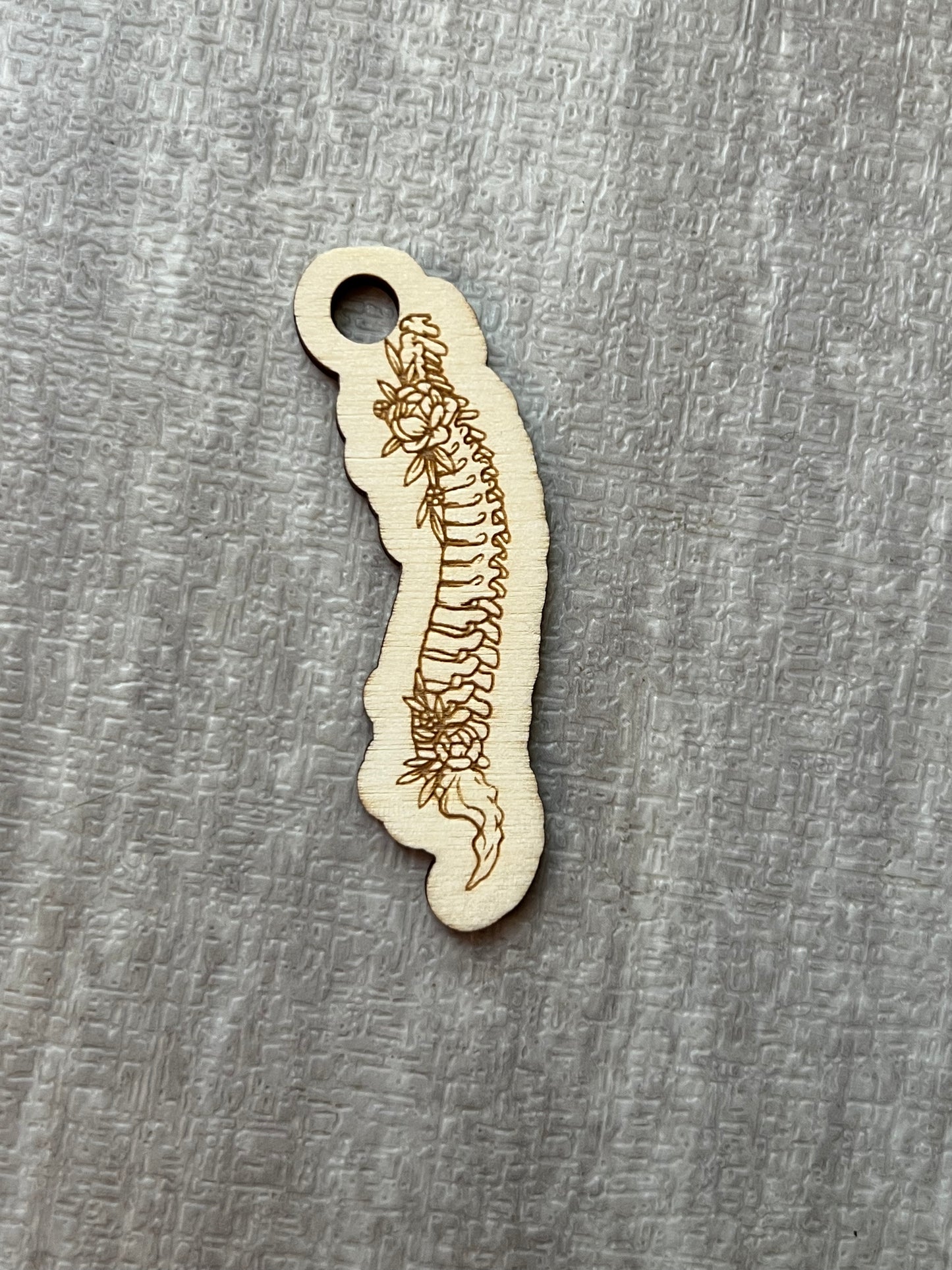 Floral Spine Chiropractor keychain MUST ORDER 10