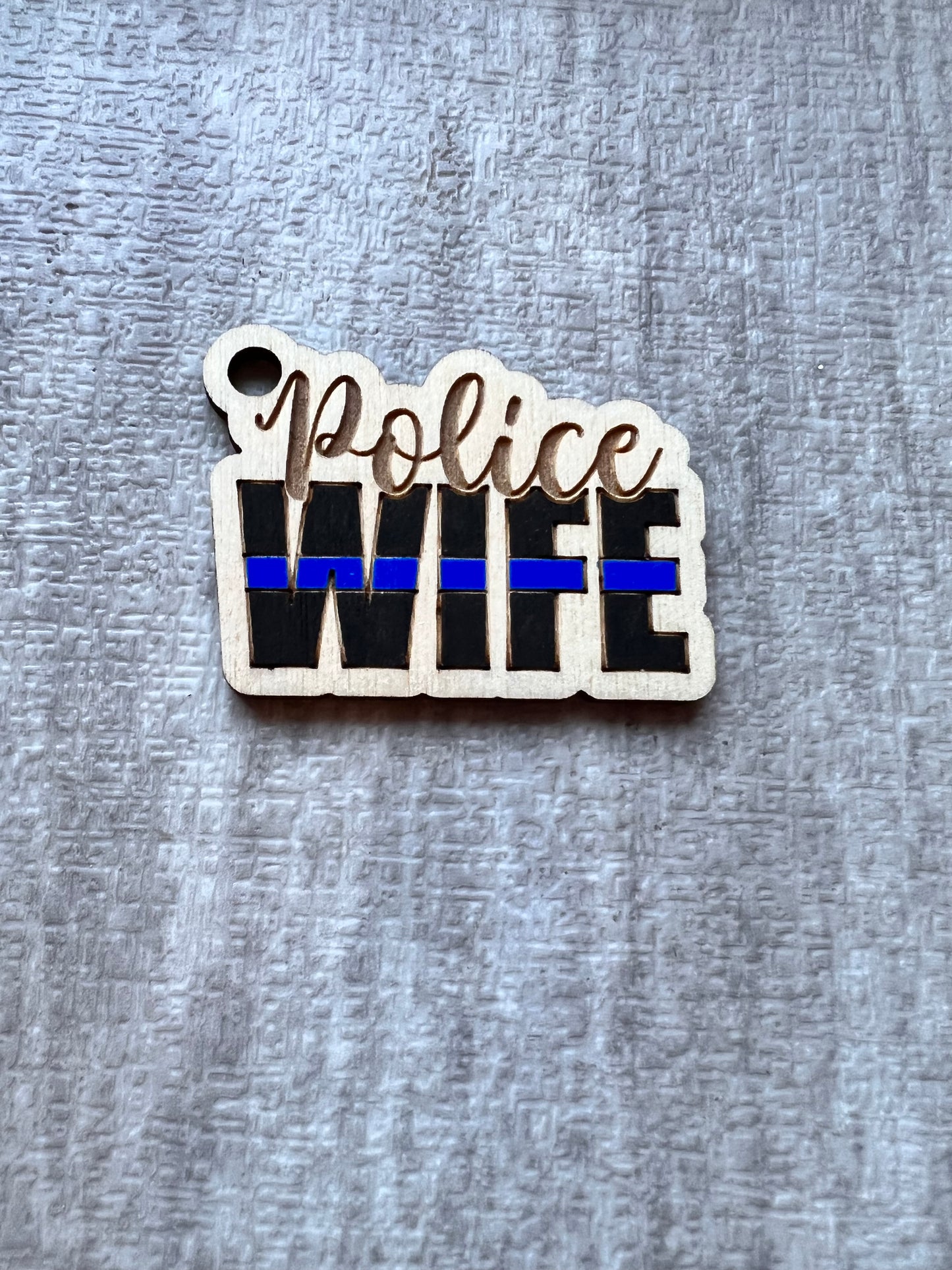 Police wife keychain MUST ORDER 5