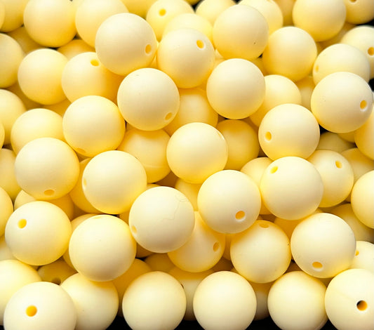 Cream Yellow Beads