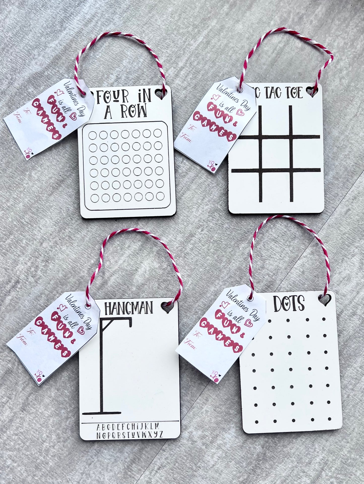 Dry Erase Valentines games