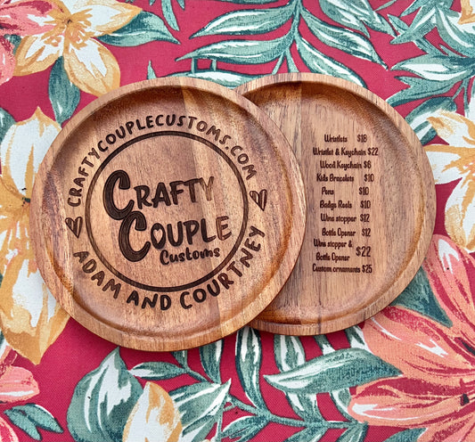 Custom Wooden Photo Product Plates