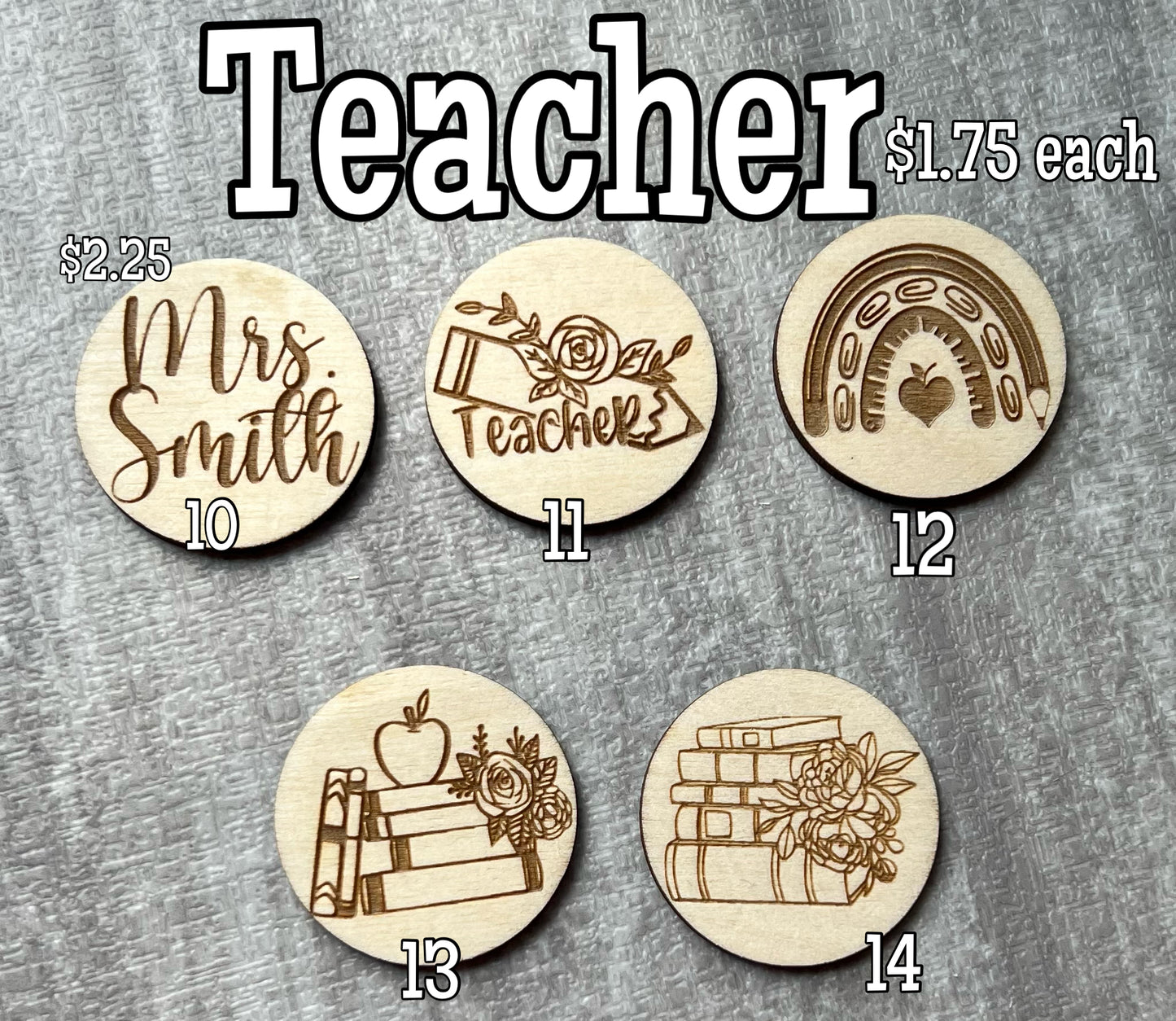 Wooden Badge Reel Covers