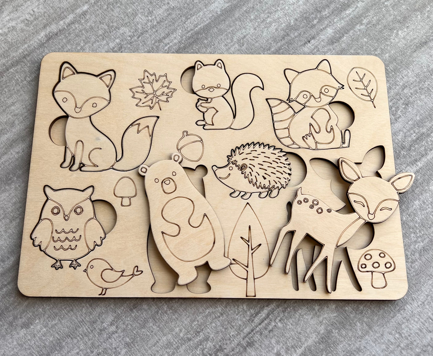 Woodland Animal Puzzle