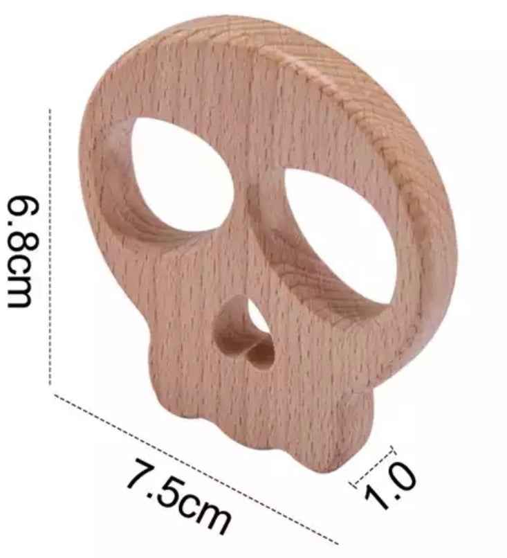 Wood Skull