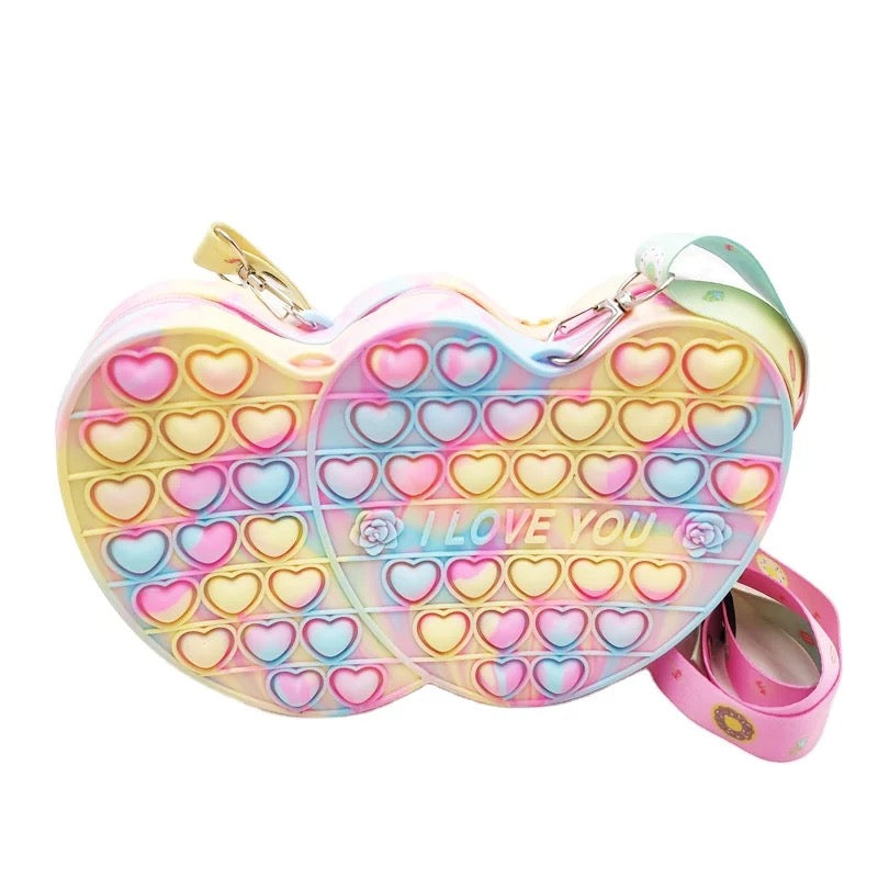 Popper Heart Purse