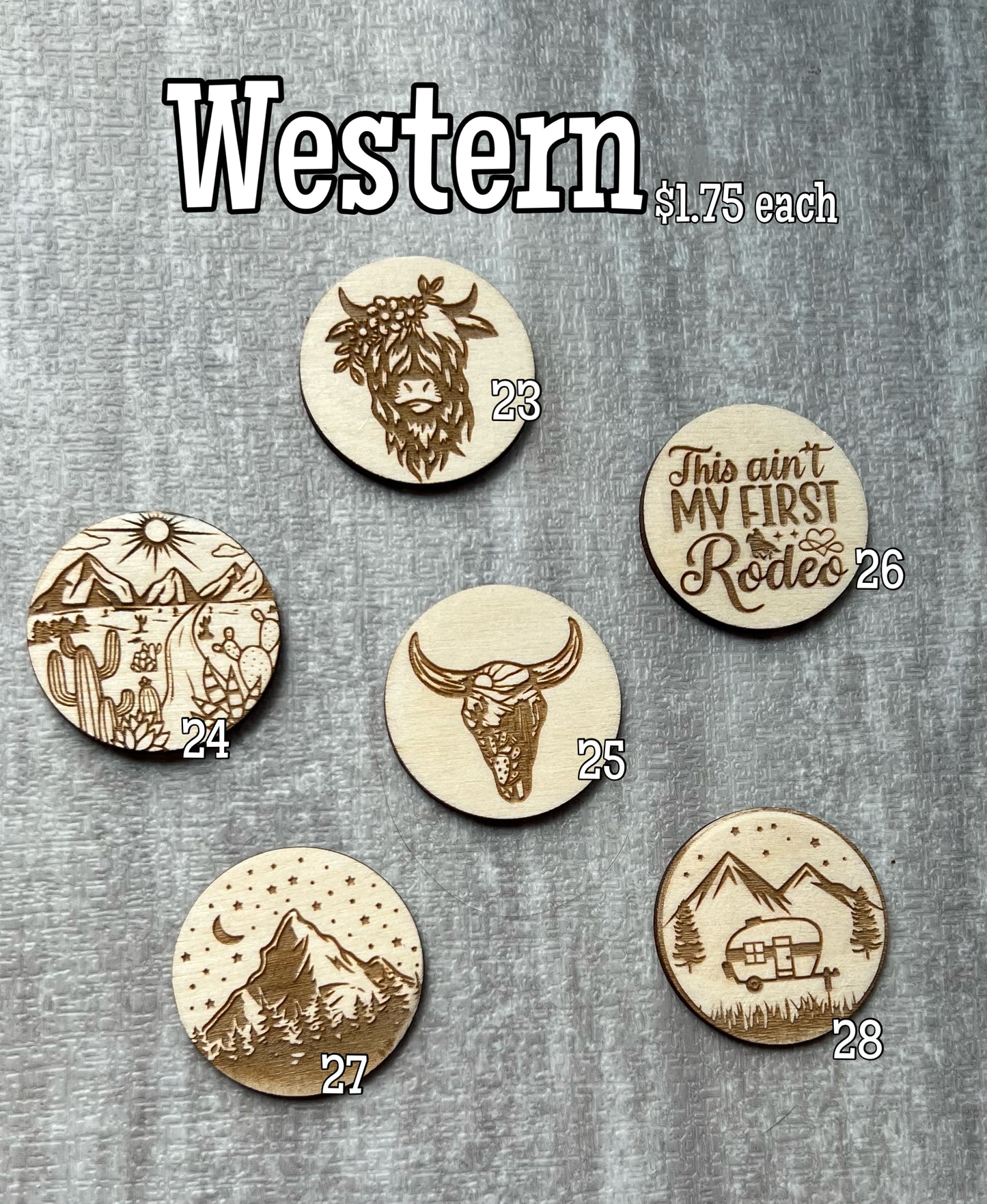 Wooden Badge Reel Covers