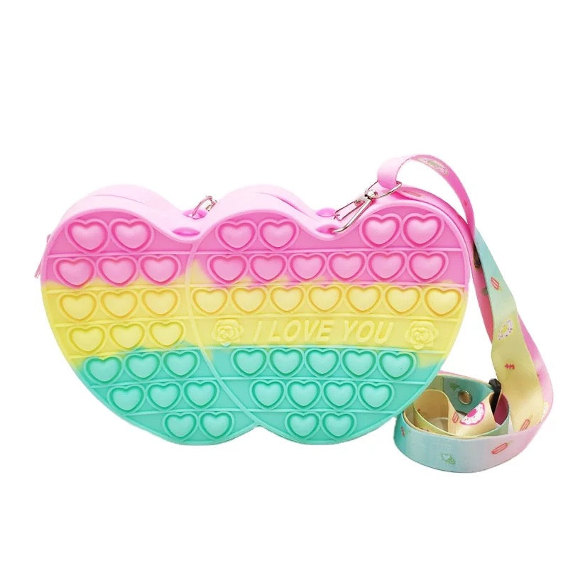 Popper Heart Purse