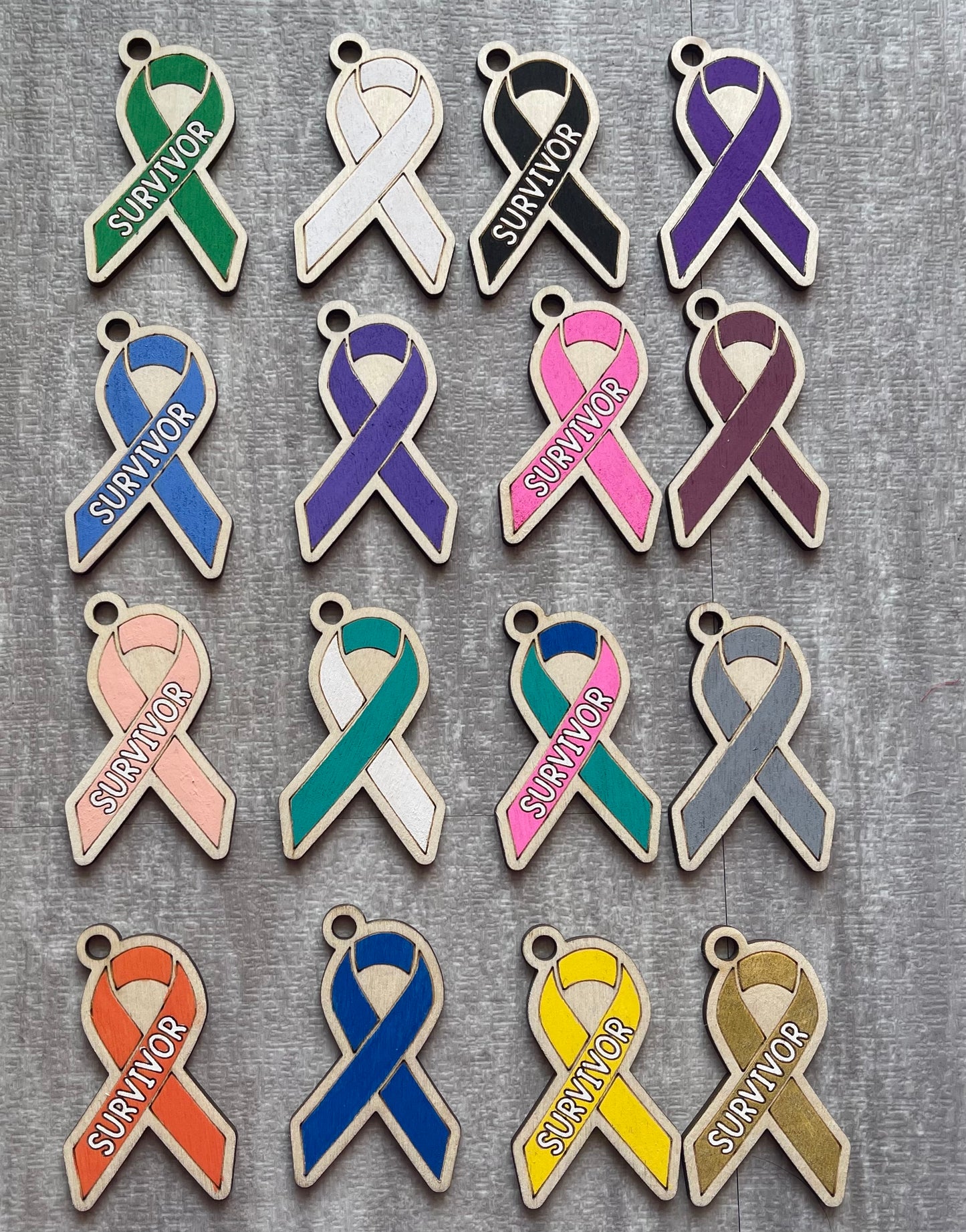 Awareness Ribbon Keychains MOQ 10